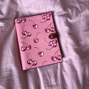 COACH Cherry Notebook